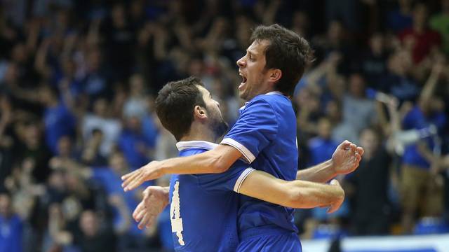 Zagreb: Futsal utakmica, 4. kolo doigravanja, MNK Futsal Dinamo - MNK Crnica