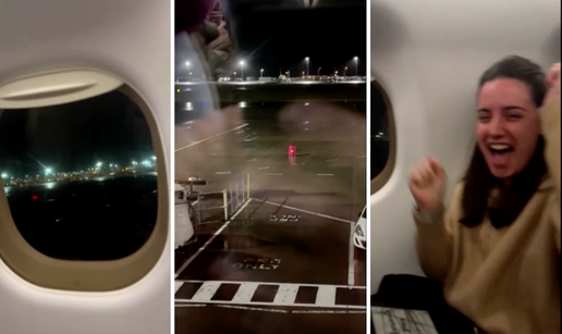 VIDEO Oluja Isha izazvala kaos u zračnim lukama: Avion jedva sletio, vjetar nosi kofere po pisti