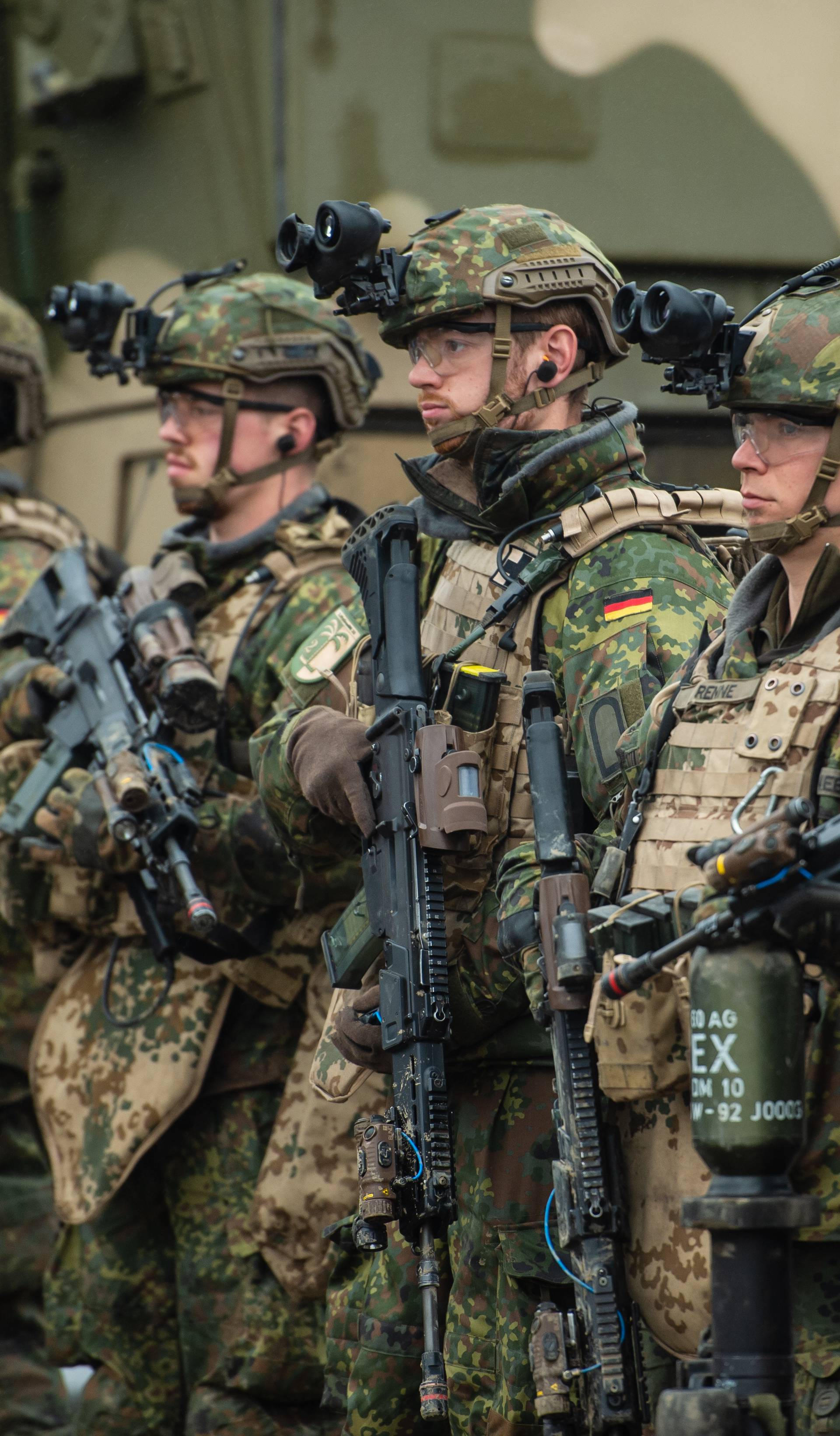 Bundeswehr exercise in Munst