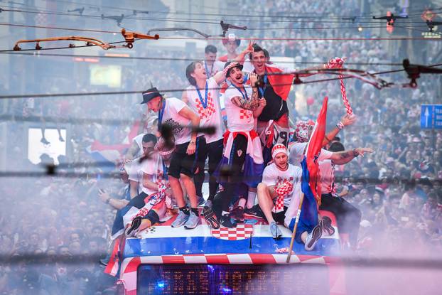 ARHIVA - 2018. Godišnjica dočeka Vatrenih nakon osvajanja srebrne medalje na SP-u u Rusiji