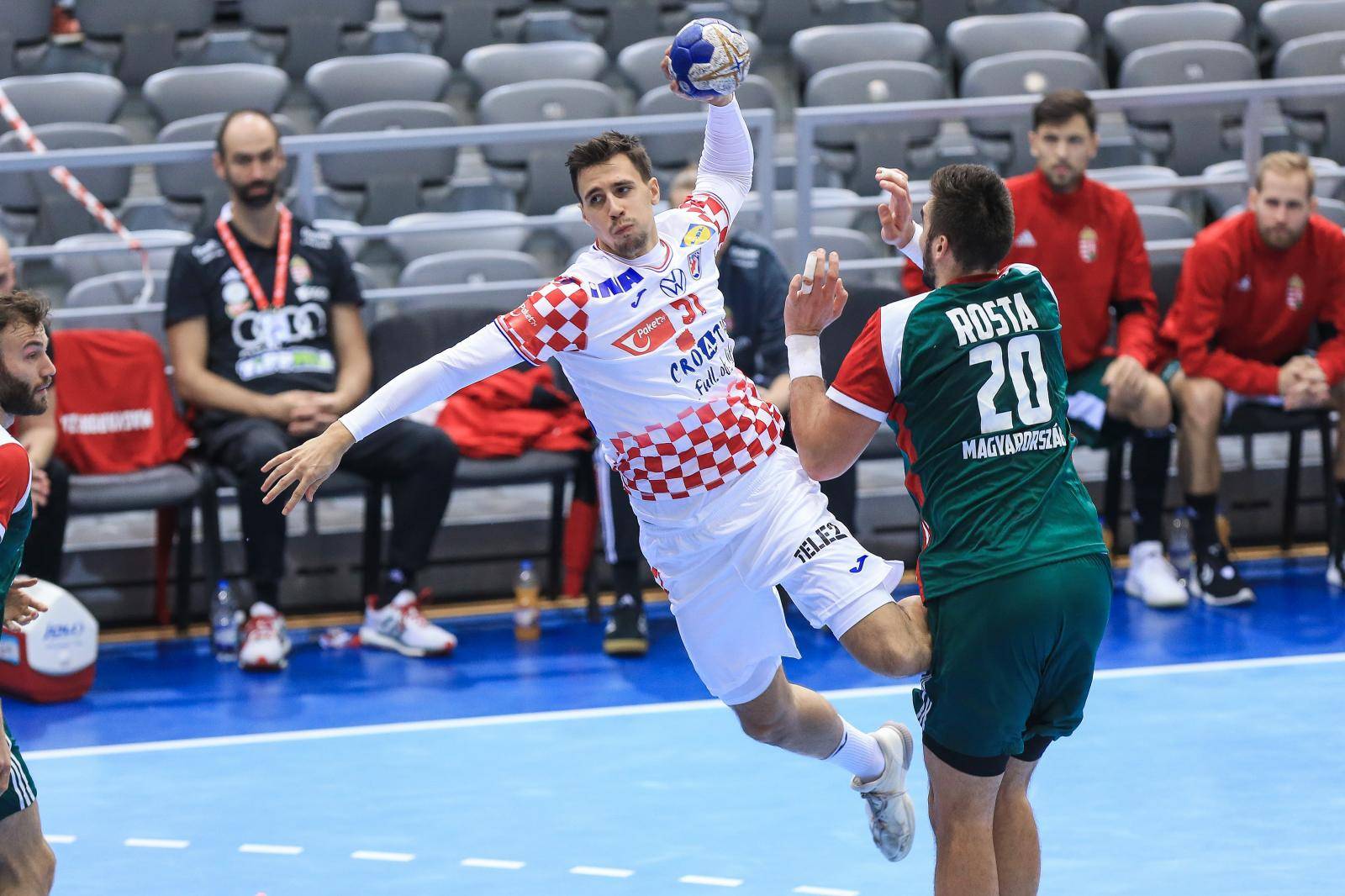 Osijek: Kvalifikacijska utakmica za EHF kup, Hrvatska - Mađarska