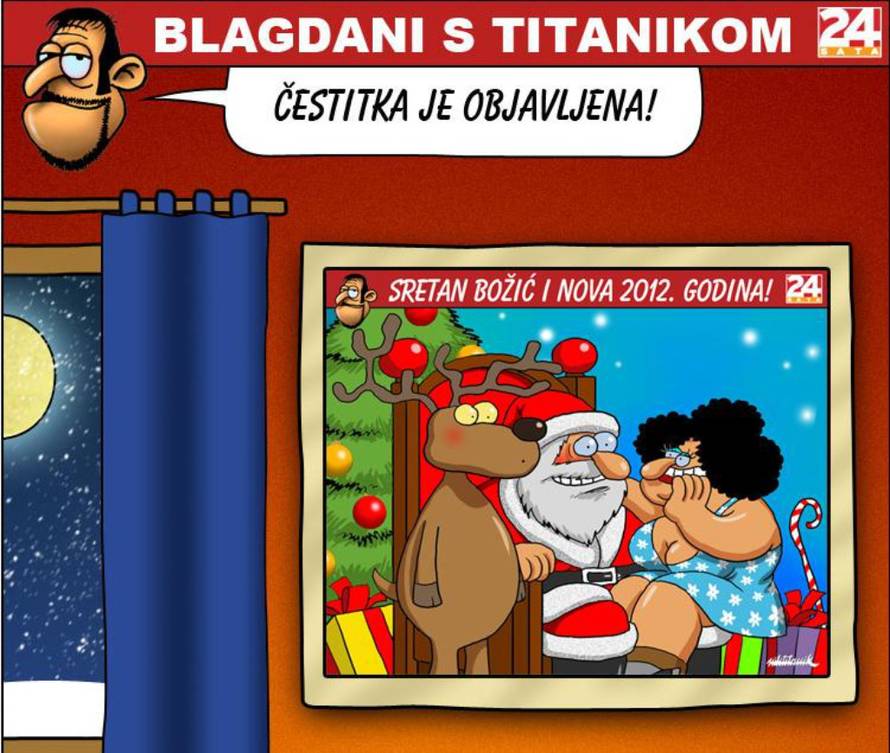 Karikaturama Nika Titanika čestitajte prijateljima blagdane 