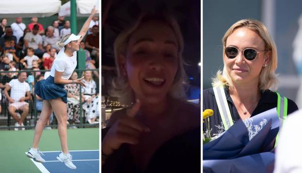 FOTO Zaigrana Donna Vekić je dovela legende u Osijek pa se rasplesala na privatnom tulumu