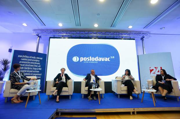 Zagreb: Panel "Sretni i na poslu" tijekom konferencije Poslodavac 3.0