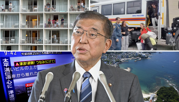 FOTOGALERIJA Strah i panika u Rusiji i Japanu:  'Zatreslo se tlo, istrčali smo, krenule su sirene...'