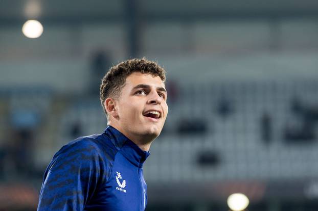 Zagrijavanje nogometaša Malmoa i Dinama uoči početka susreta 3. kola Europske lige