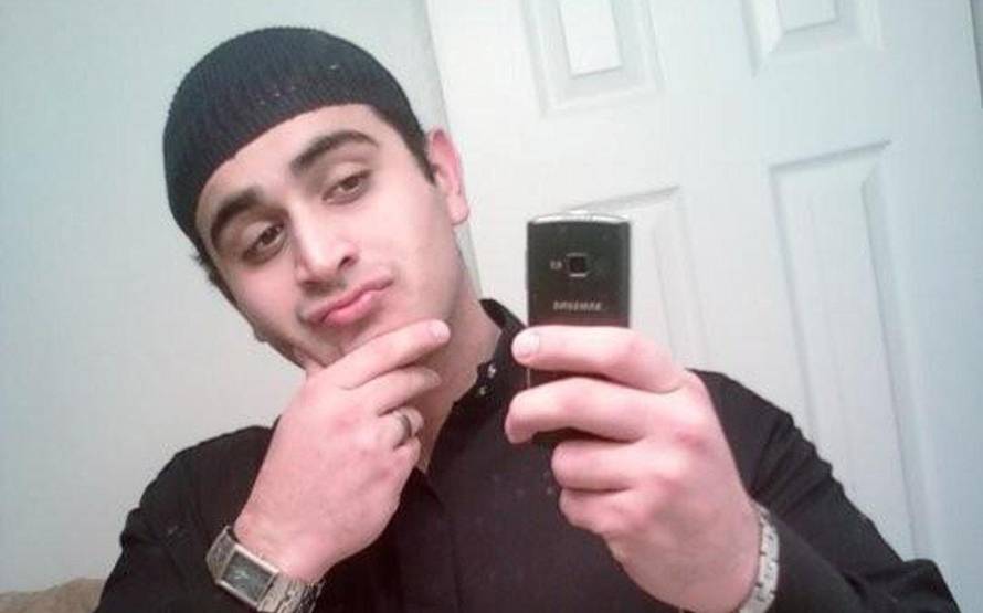 Undated photo from a social media account of Omar Mateen