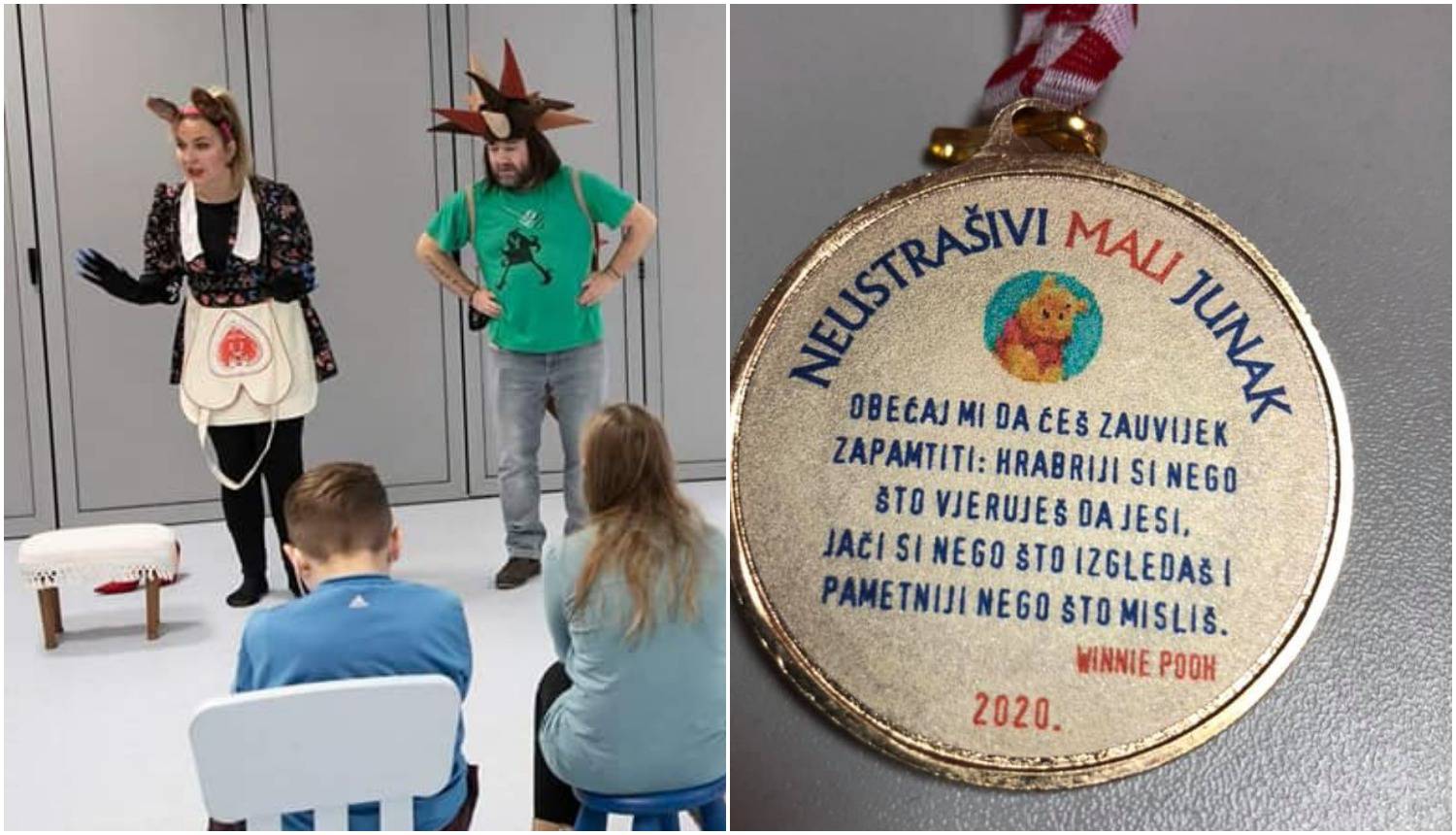 Mališanima će nakon predstave dodjeljivati medalju za hrabrost