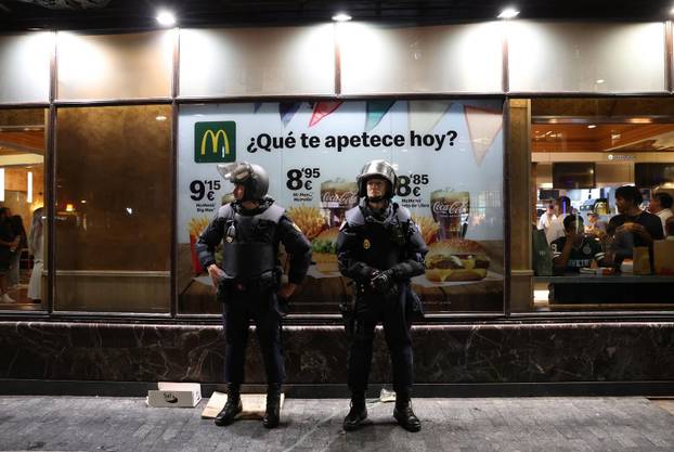 Spanish unions call a general strike in solidarity with Palestinians in Gaza, in Madrid