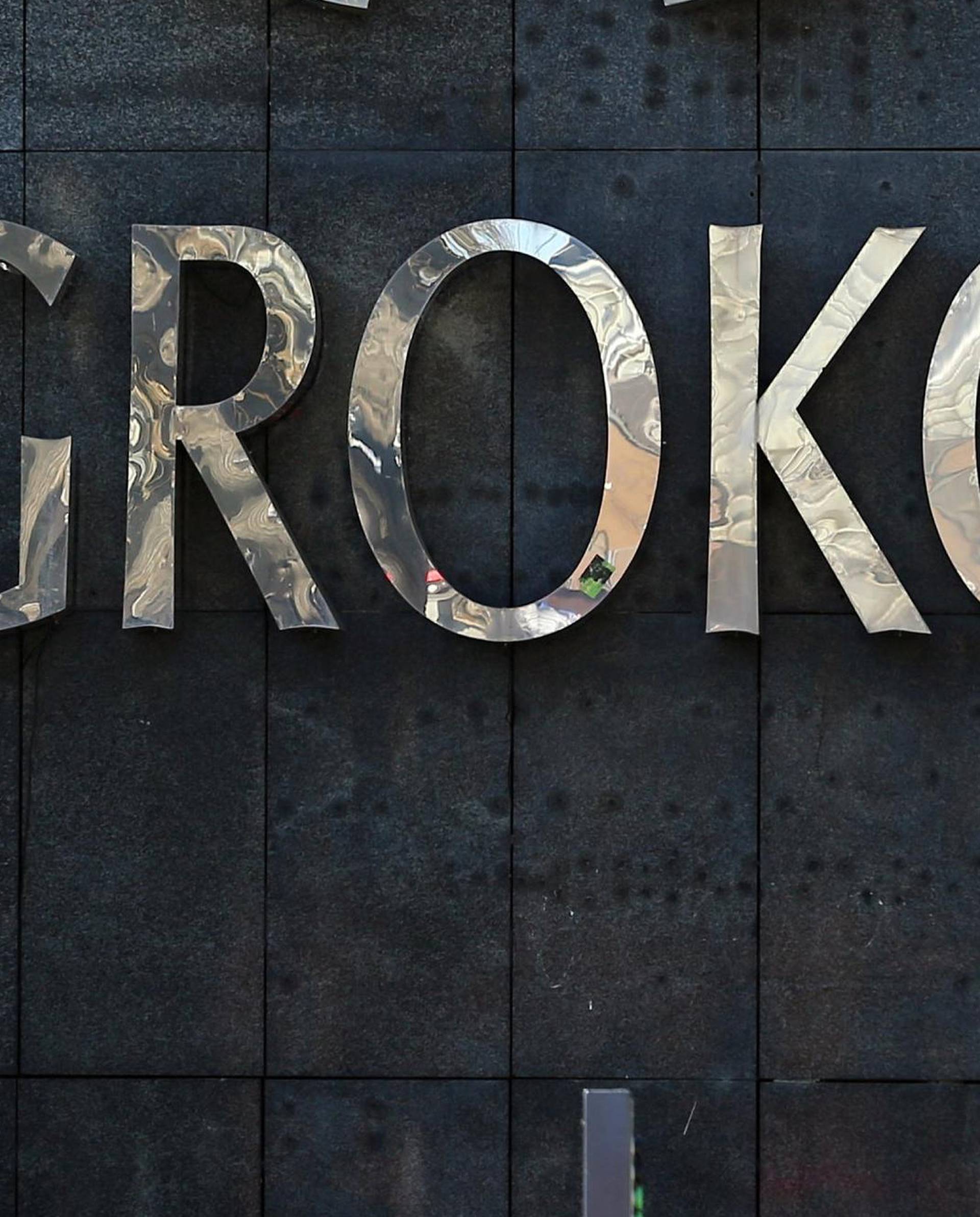 Agrokor logo is seen at the company's headquarters in Zagreb