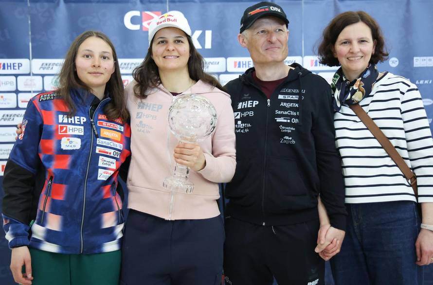 Dolazak Zrinke Ljutić iz SAD-a nakon osvajanja Malog kristalnog globusa