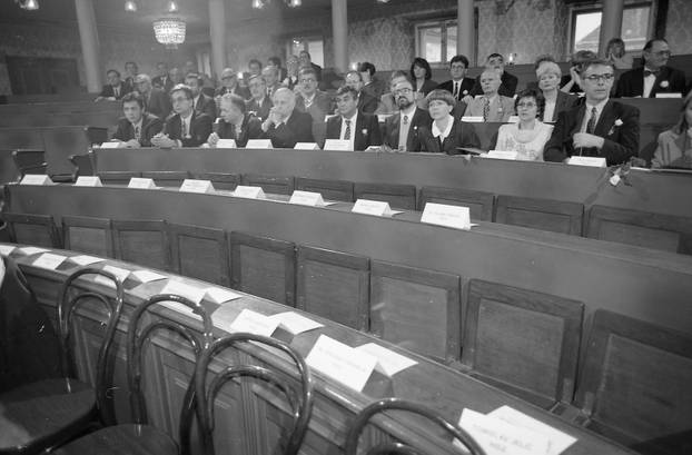 Konstituirajuća sjednica na 43. Skupštini Grada Zagreba, 2.12.1995.