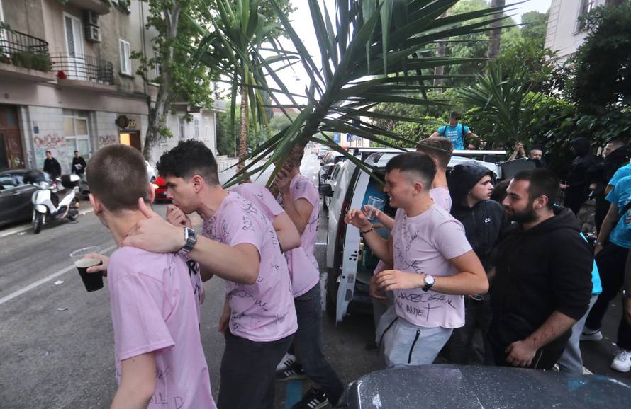 Split: Učenici slave kraj srednjoškolskog obrazovanja