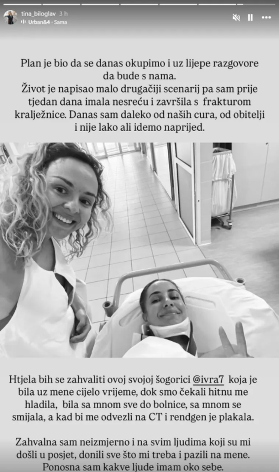 Supruga Marka Babića: 'Imala sam nesreću i završila u bolnici'