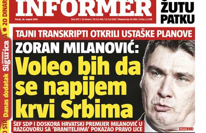 Zoran Milanović ne "silazi" s naslovnica medija u Srbiji