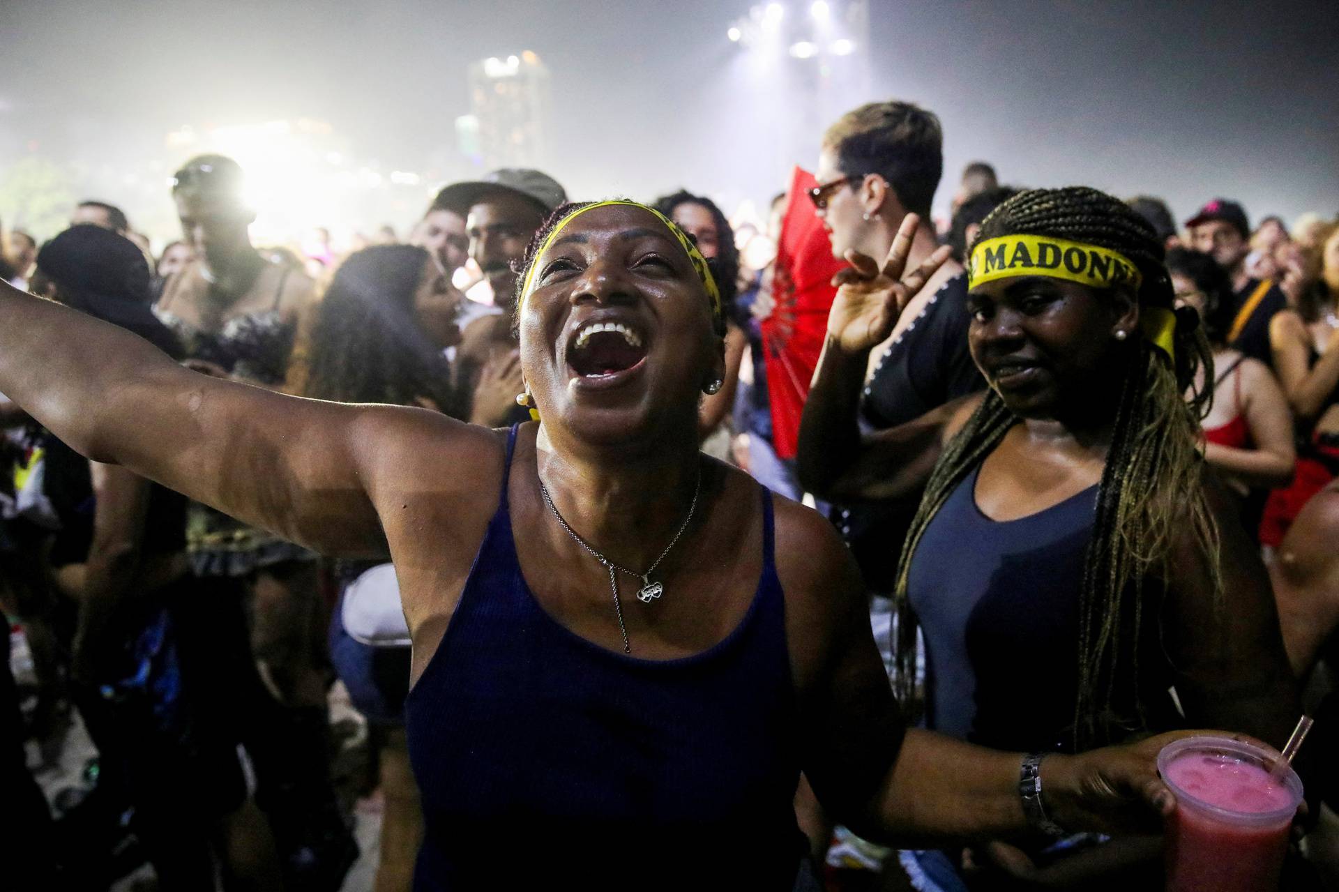 Madonna's concert at Copacabana beach, in Rio de Janeiro