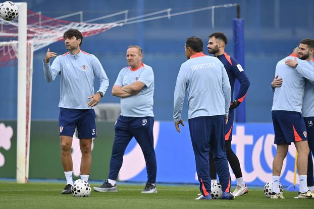 Zagreb: Hrvatski nogometni reprezetativci odradili trening