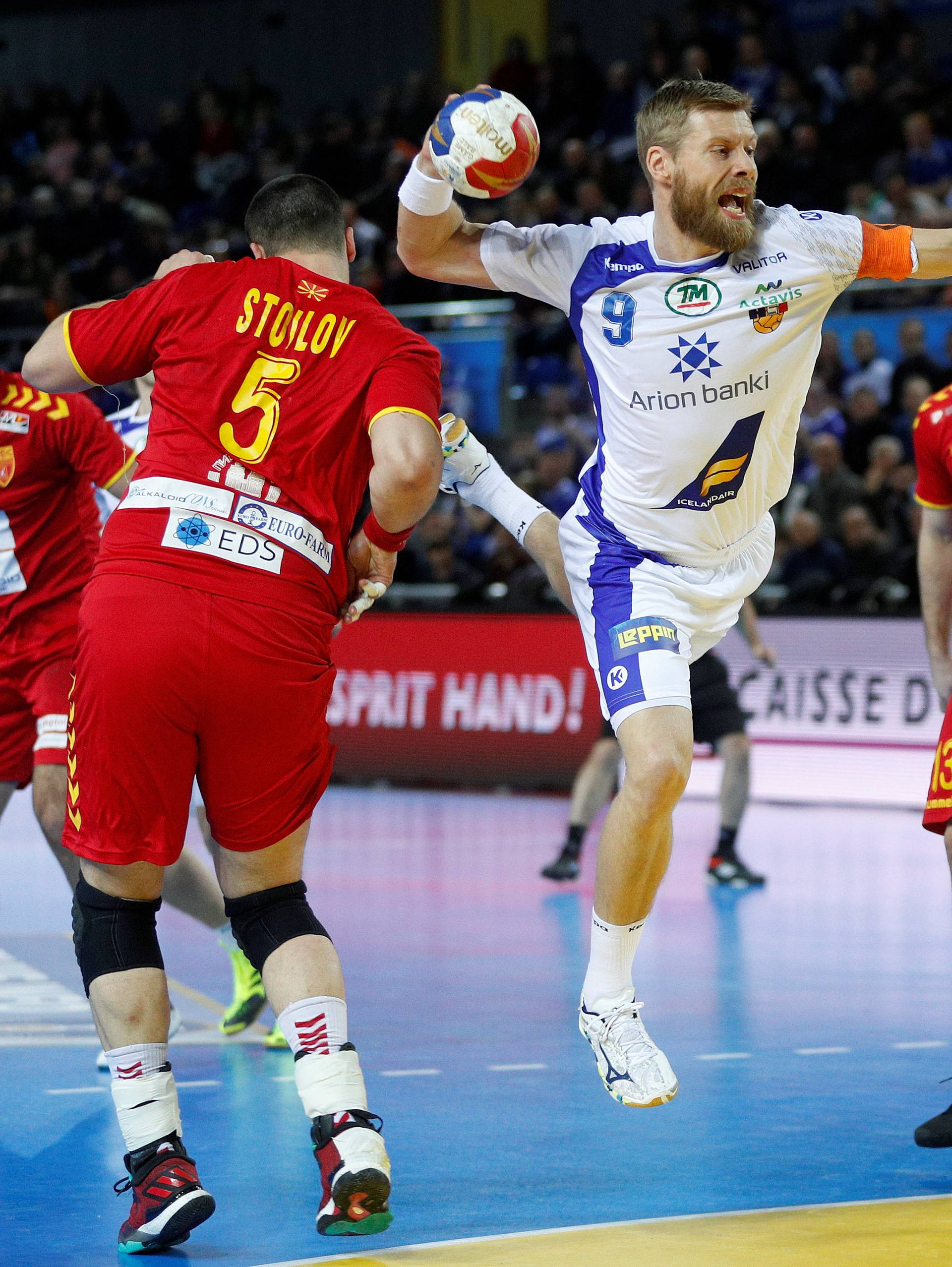 Men's Handball - Macedonia v Iceland - 2017 Men's World Championship Main Round - Group B