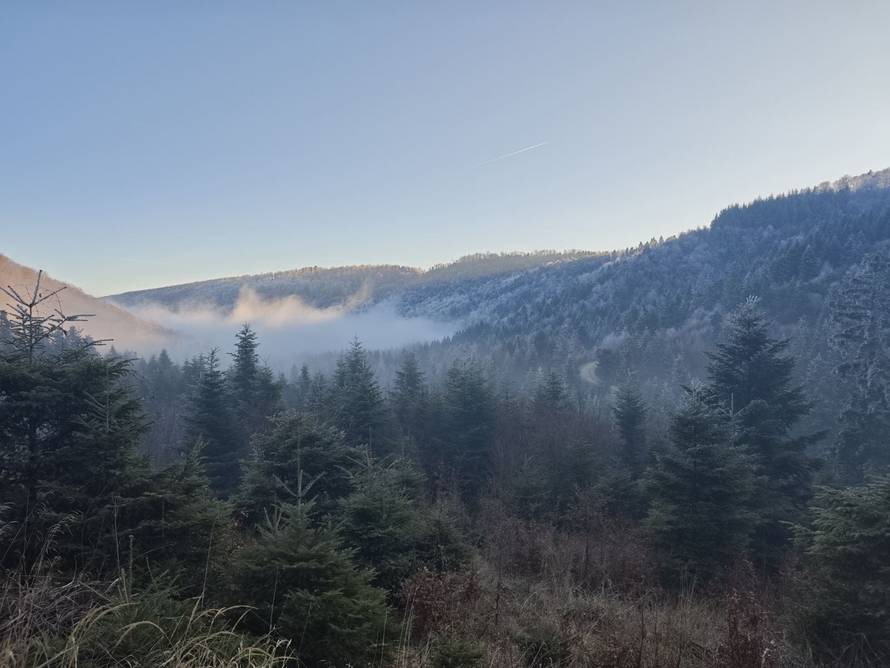 FOTO Medvedgrad u gustoj magli 'pluta' nad Zagrebom