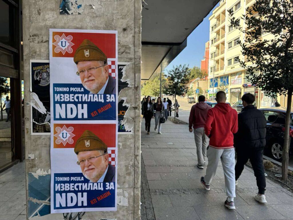 FOTO Sramotno! Plakati Picule s ustaškom kapom diljem Srbije