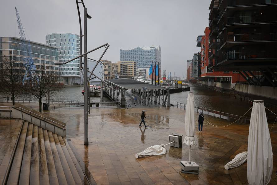 Storm "Zoltan" - Hamburg