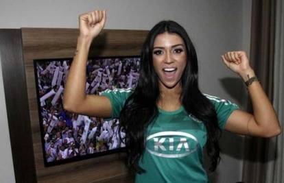 Palmeiras osvojio kup, ona je od sreće skinula sve sa sebe