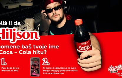 Tvoje ime u Hiljson & Coca-Cola hitu – UključI se u nagradnu igru sada!