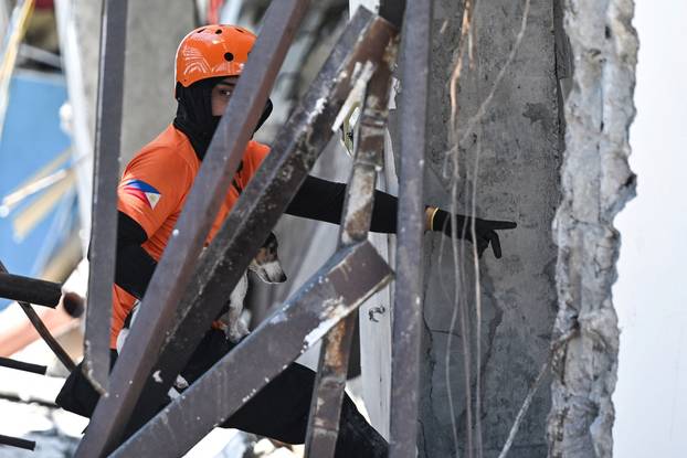 Aftermath of a magnitude 7.8 earthquake in southern Philippines
