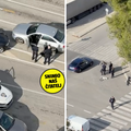 VIDEO Akcija splitske policije: Dvostruki ubojica udario je pješakinju pa pokušao pobjeći
