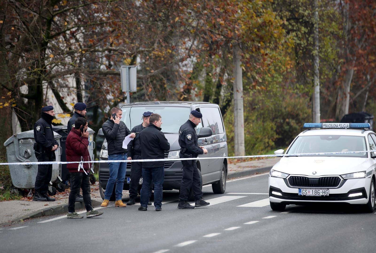 Zagreb: Policijski očevid na Donjim Sveticama gdje je došlo do pucnjave