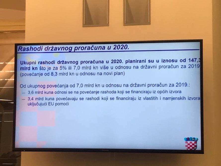 Minimalac raste za 250 kuna, opća stopa PDV-a ostaje 25%