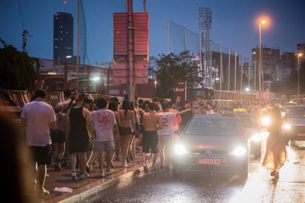 Split: Gužva nakon završetka Ultra Festivala