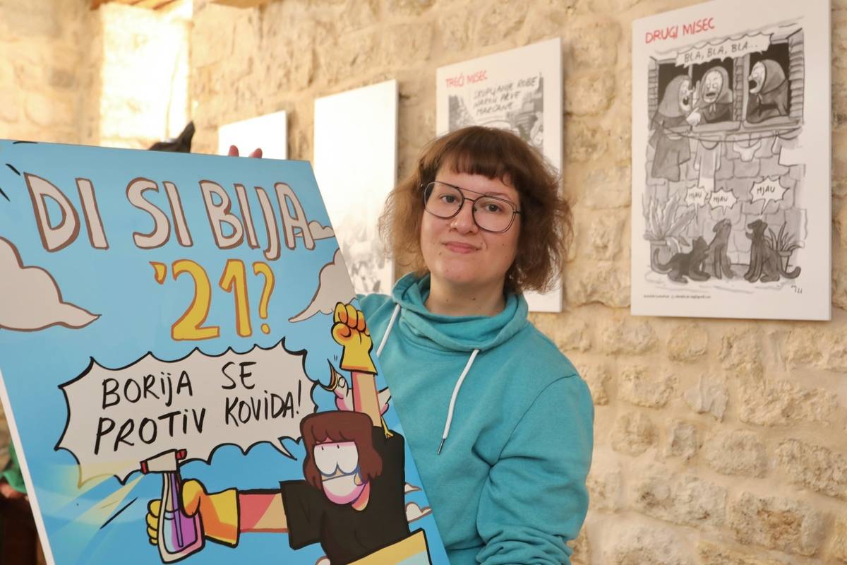 U Splitu predstavljeni radovi mlade umjetnice, a unikatne slike možete ponijeti doma