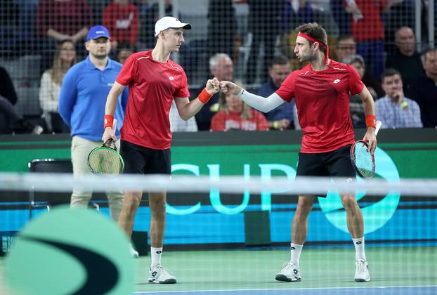 Varaždin: Davis Cup, me? parova Dodig/Pavi? - Sander/Joran