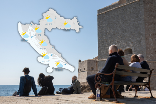 Temperature se penju i do 23 &deg;C, za vikend u gorju mogu&cacute; snijeg!