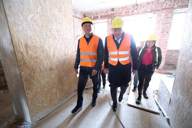 Zagreb: Gordan Jandroković obišao zgradu Hrvatskog sabora koja se obnavlja