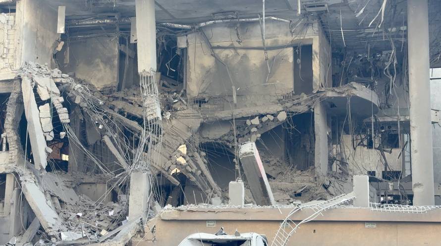 Aftermath of strikes in Beirut