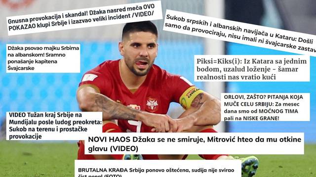 'Pokradeni smo i isprovocirani, Xhaka je psovao, Mitrović mu je htio otkinuti glavu. Piksi=kiksi'