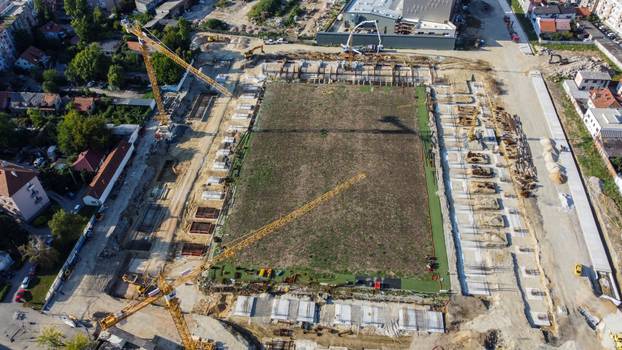 Stadion iz zraka: Pogledajte kako napreduju radovi u Kranjčevićevoj