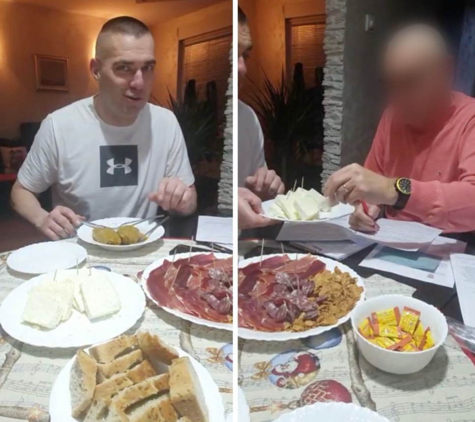 VIDEO Policajci koji su 'krkali' sir i čvarke kod Sablje: Nismo jeli iz tanjura, često nas nude