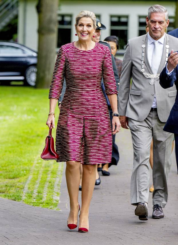 Queen Maxima at congres Mind the Gap Photo: Albert Nieboer / Netherlands OUT / Point de Vue OUT