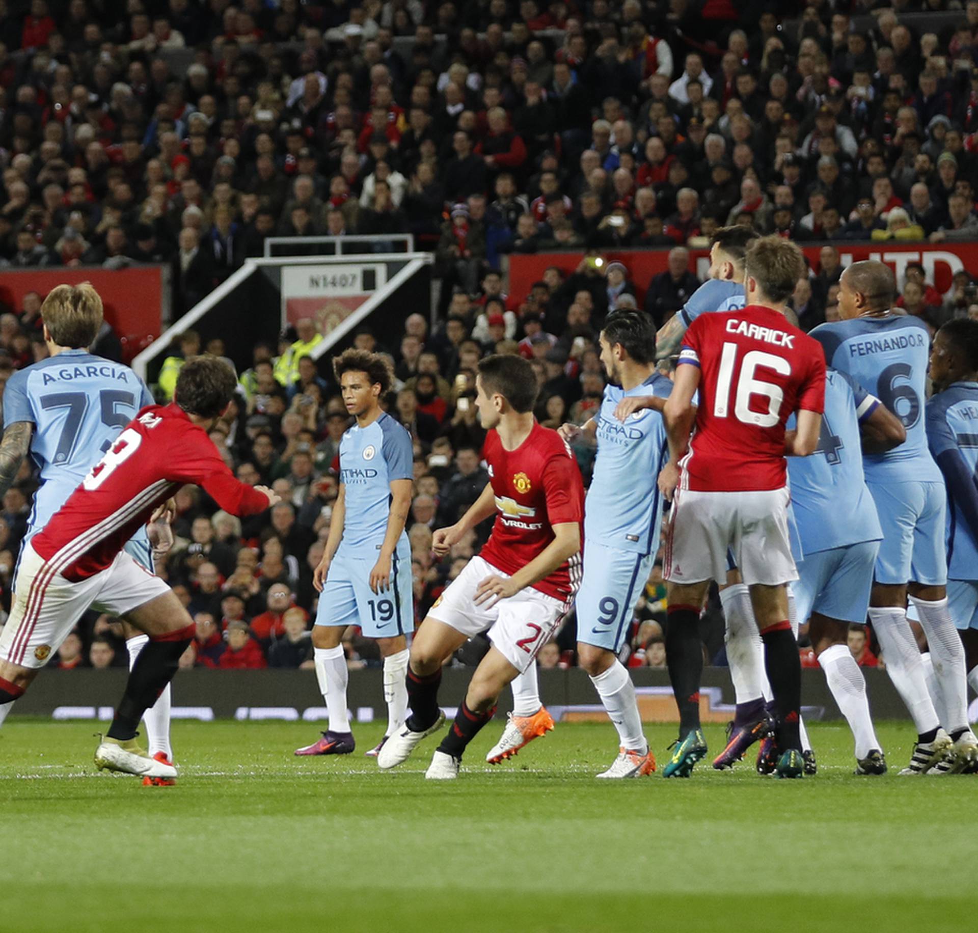 Manchester United v Manchester City - EFL Cup Fourth Round