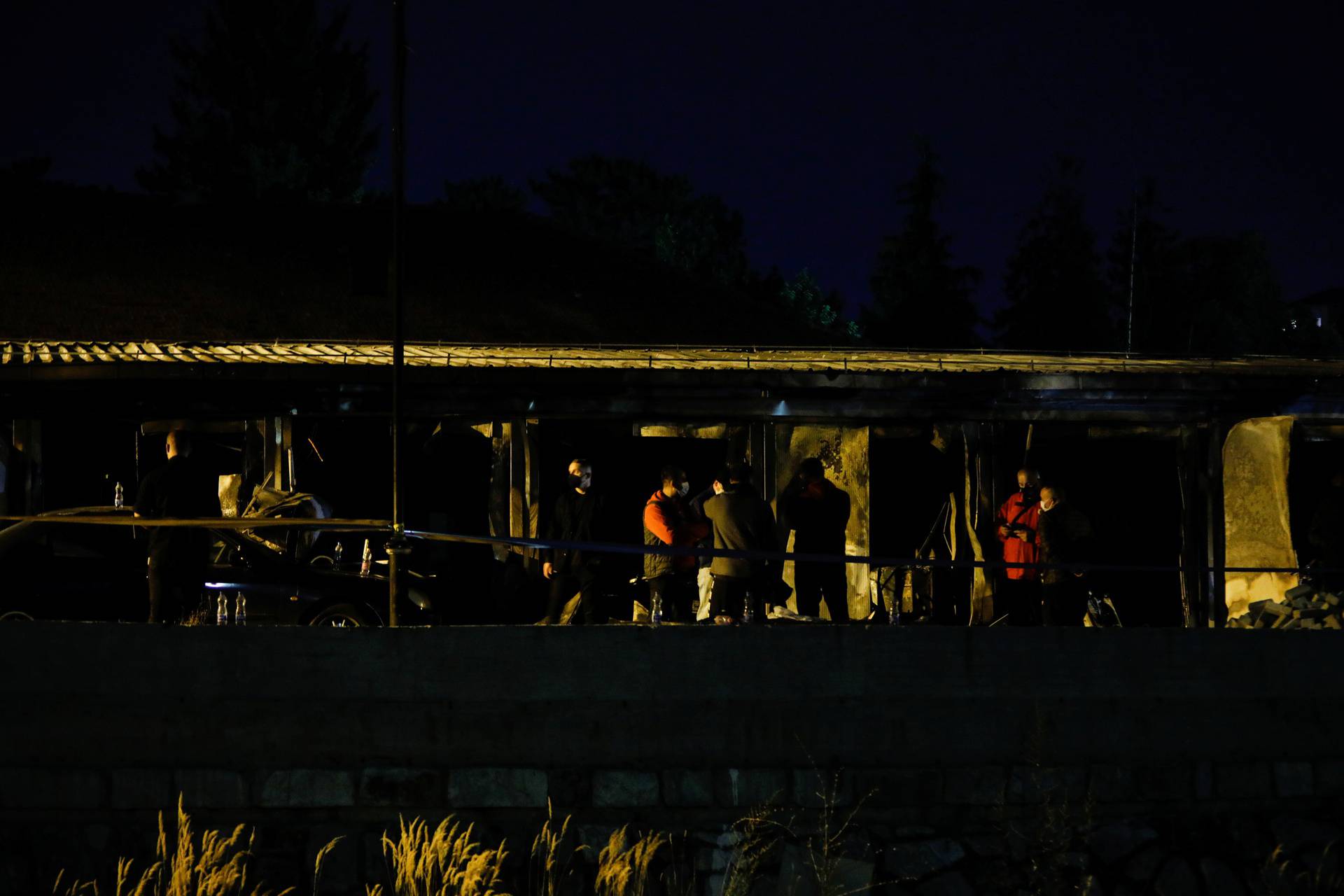 Fire at a hospital for COVID-19 patients, in Tetovo