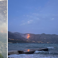 FOTO Vatrogasci se borili cijelu noć s požarom kod Dubrovnika: 'Još uvijek nije lokaliziran'