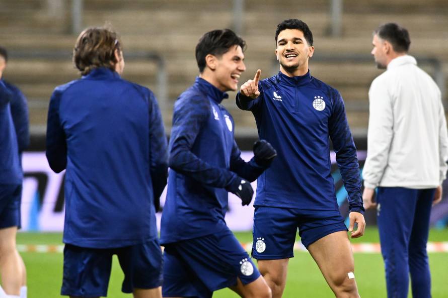 Genk: Nogometaši Dinama odradili trening uoči utakmice protiv Genka