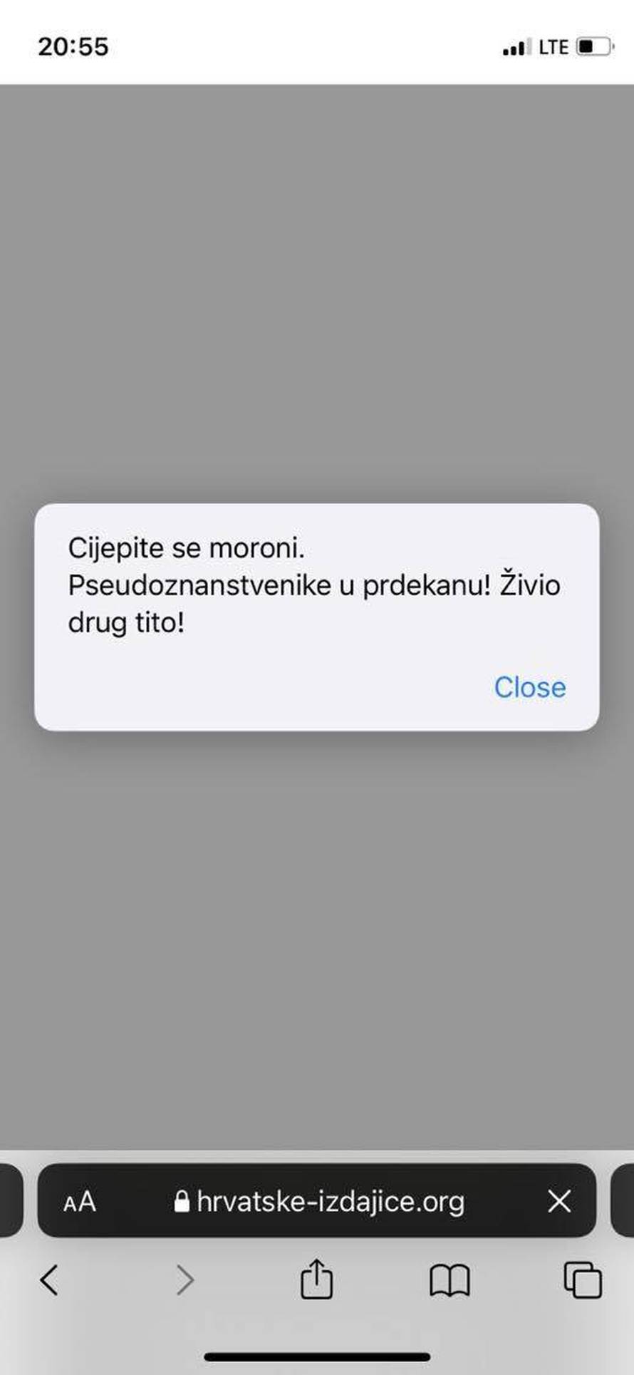 Hakirali 'Hrvatske izdajice': Par sati su ubacivali slike penisa, povezali je s porno stranicom...
