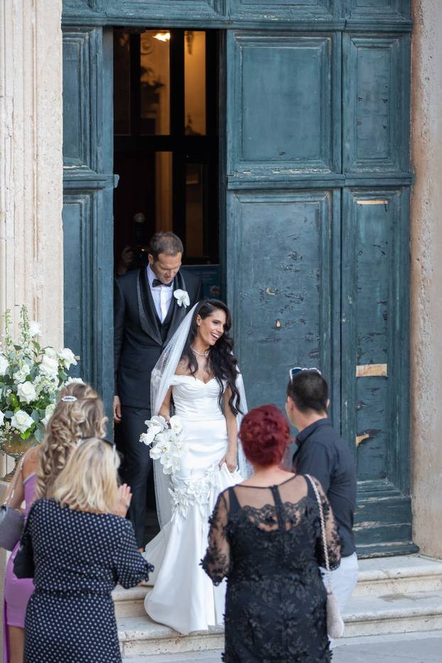 Zrinka Šahurić i Bojan Bogdanović vjenčali su se u Dubrovniku 