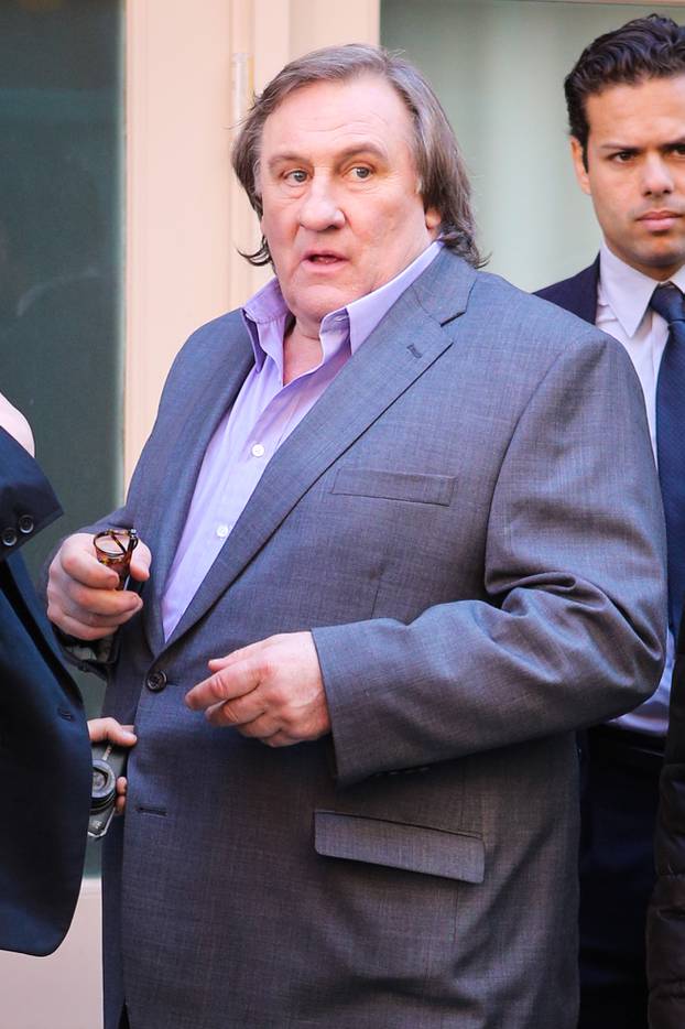 New York: Gerard Depardieu na setu filma DSK