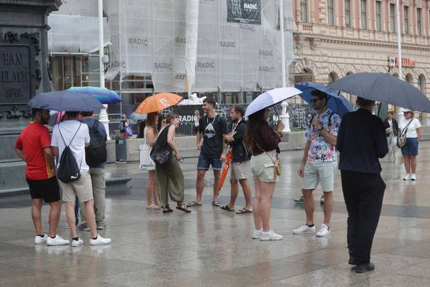 Ljetna kiša u Zagrebu