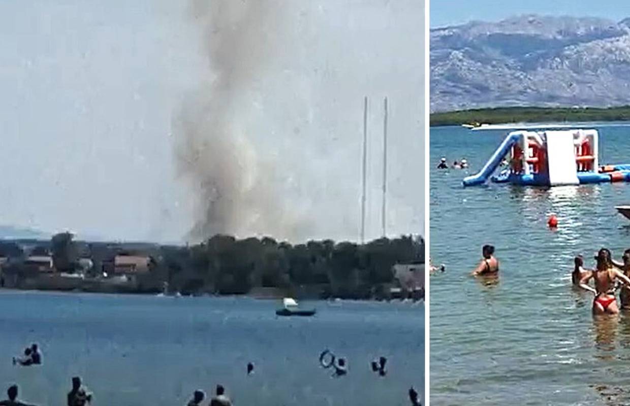VIDEO Požar kod Nina: Izbio na farmi, gase ga i dva aviona